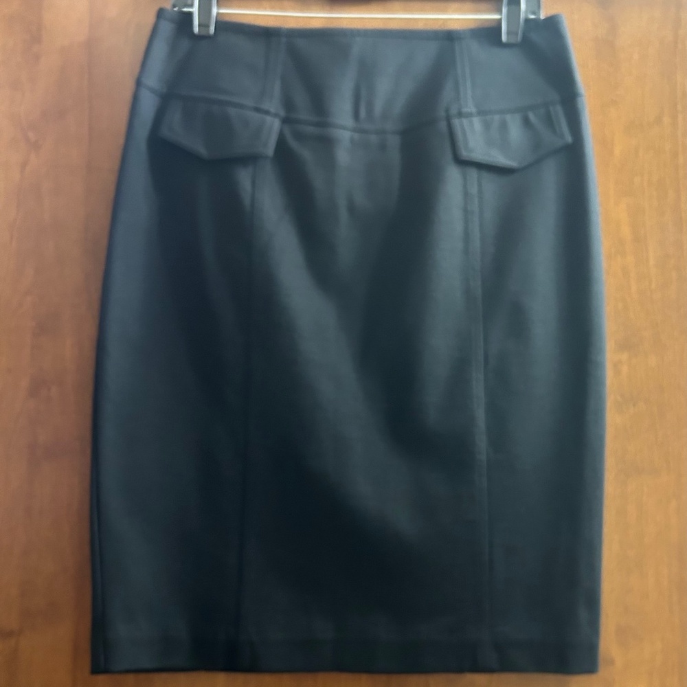 INC International Concepts Black Pencil Skirt, Size 10